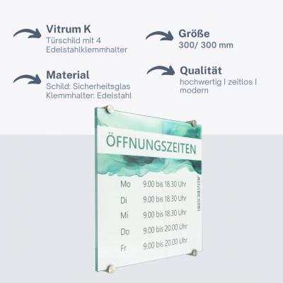 Türschild VITRUM
